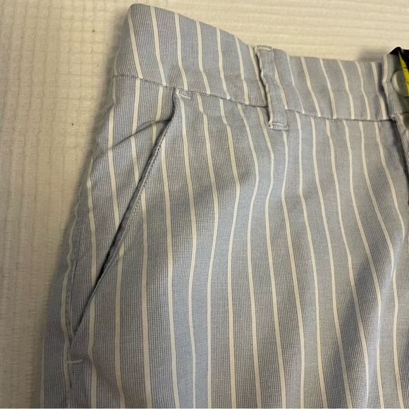 H&M cotton chinos / Regular waist /Long Light blue striped - Picture 6 of 9